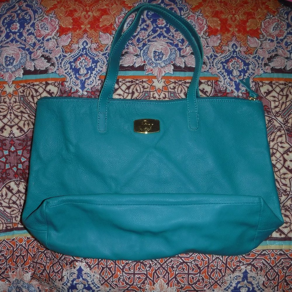Leather Tote by Joy Mangano